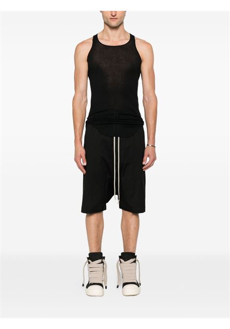 canotta basic rib uomo nera RICK OWENS | RU02E1150 MR09